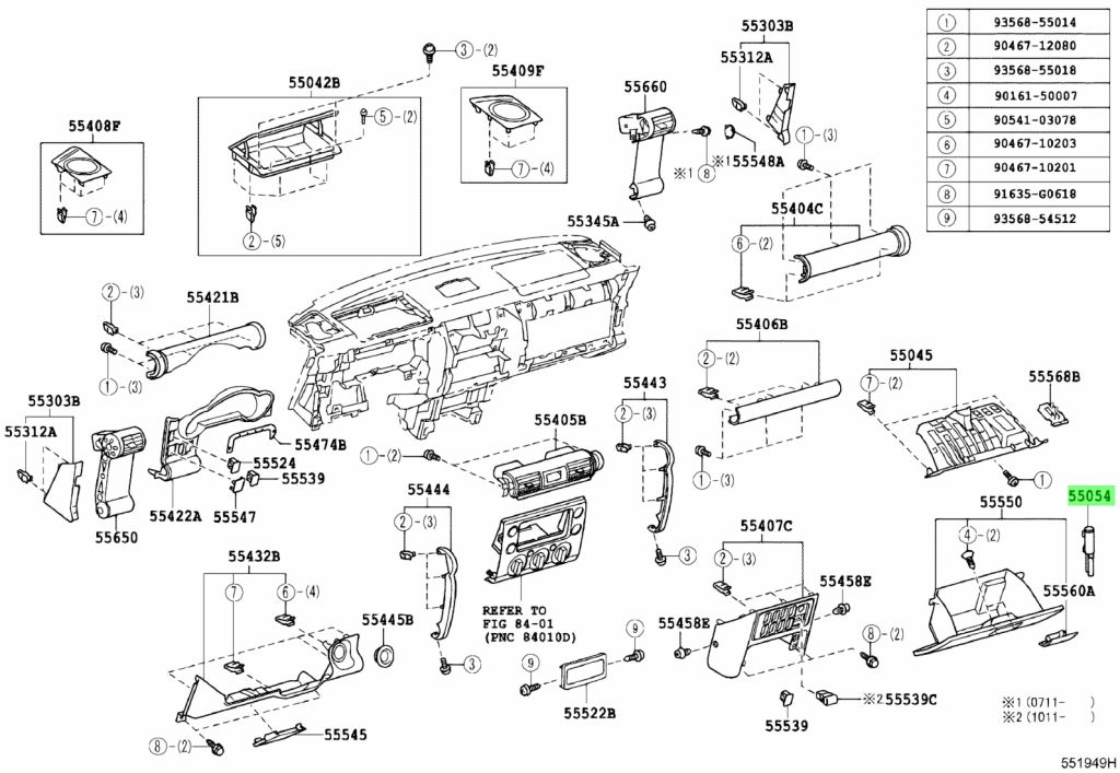 55054 33060 toyota